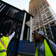 Evicted residents of Torre David in Caracas